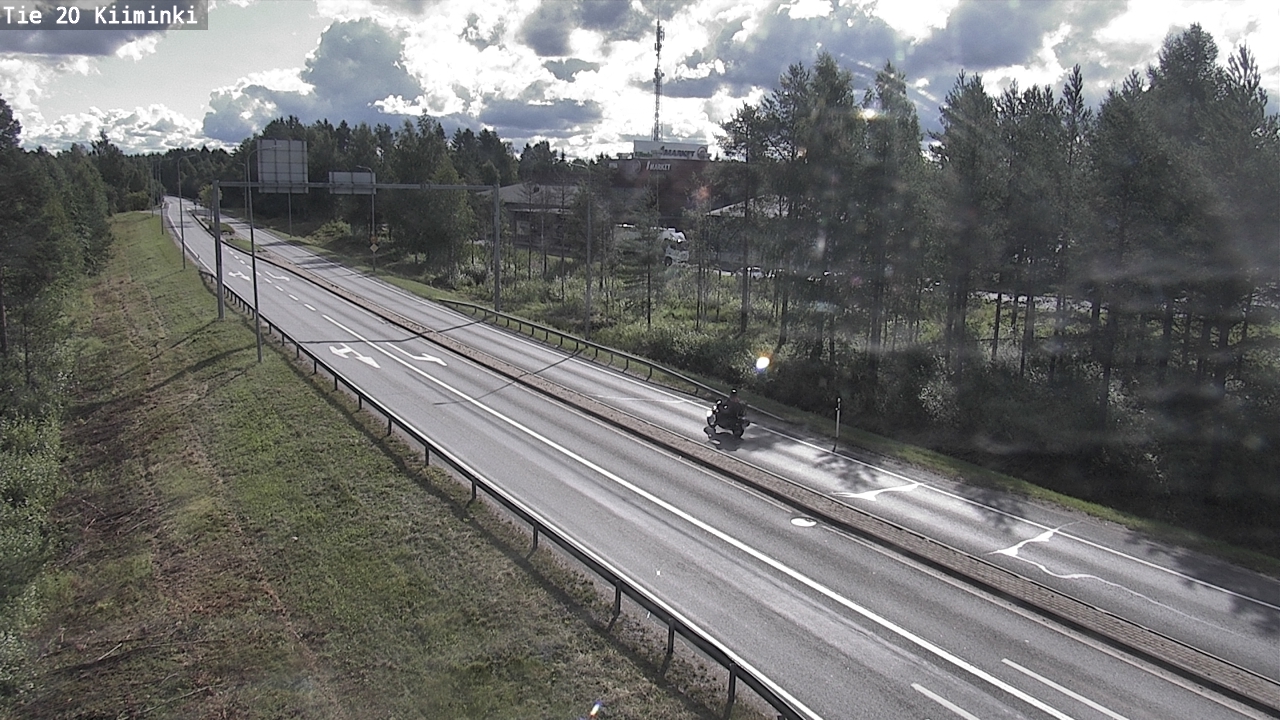 Weather Camera Image Road 20 Oulu Kiiminki, Oulu, Pohjois-Pohjanmaa