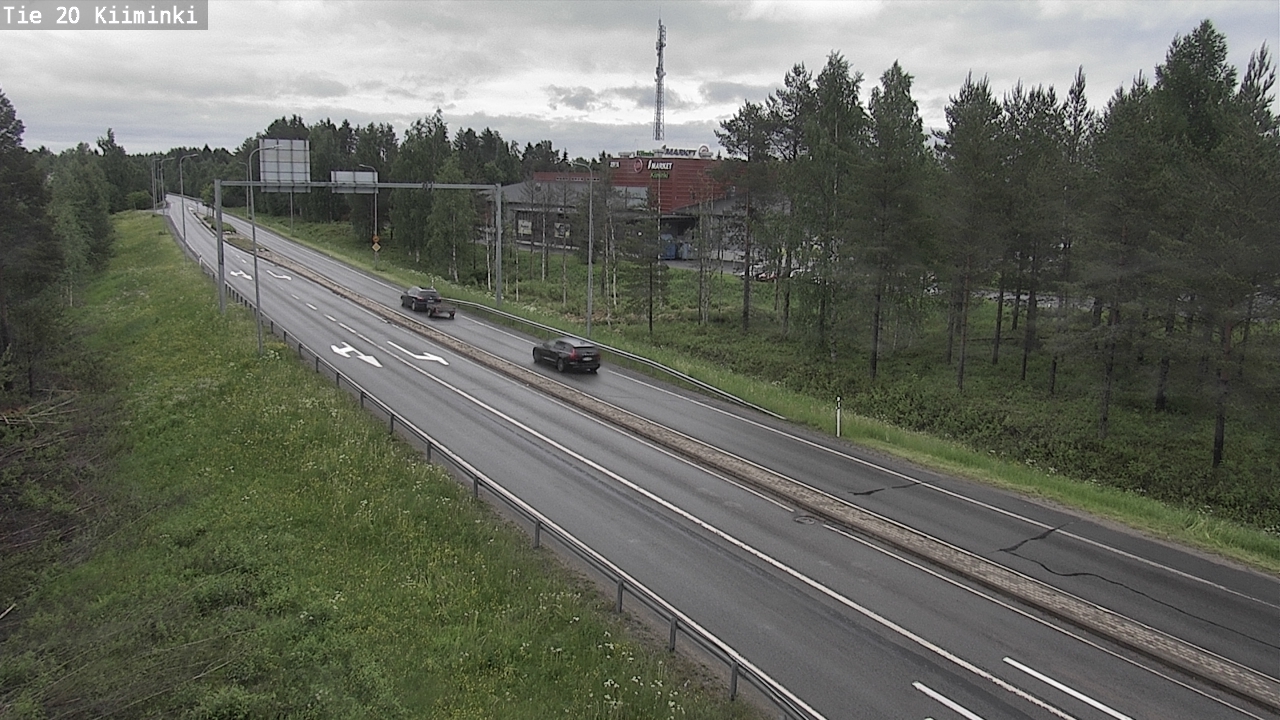 Weather Camera Image Road 20 Oulu Kiiminki, Oulu, Pohjois-Pohjanmaa