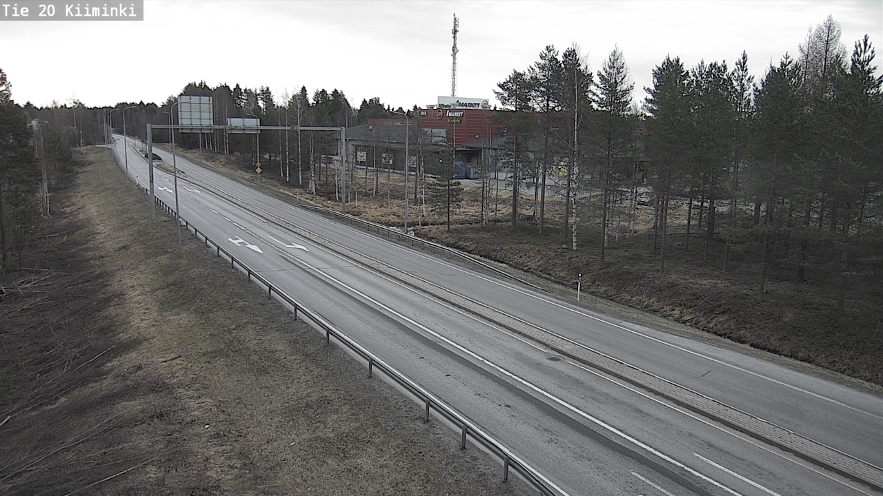 Weather Camera Image Road 20 Oulu Kiiminki, Oulu, Pohjois-Pohjanmaa