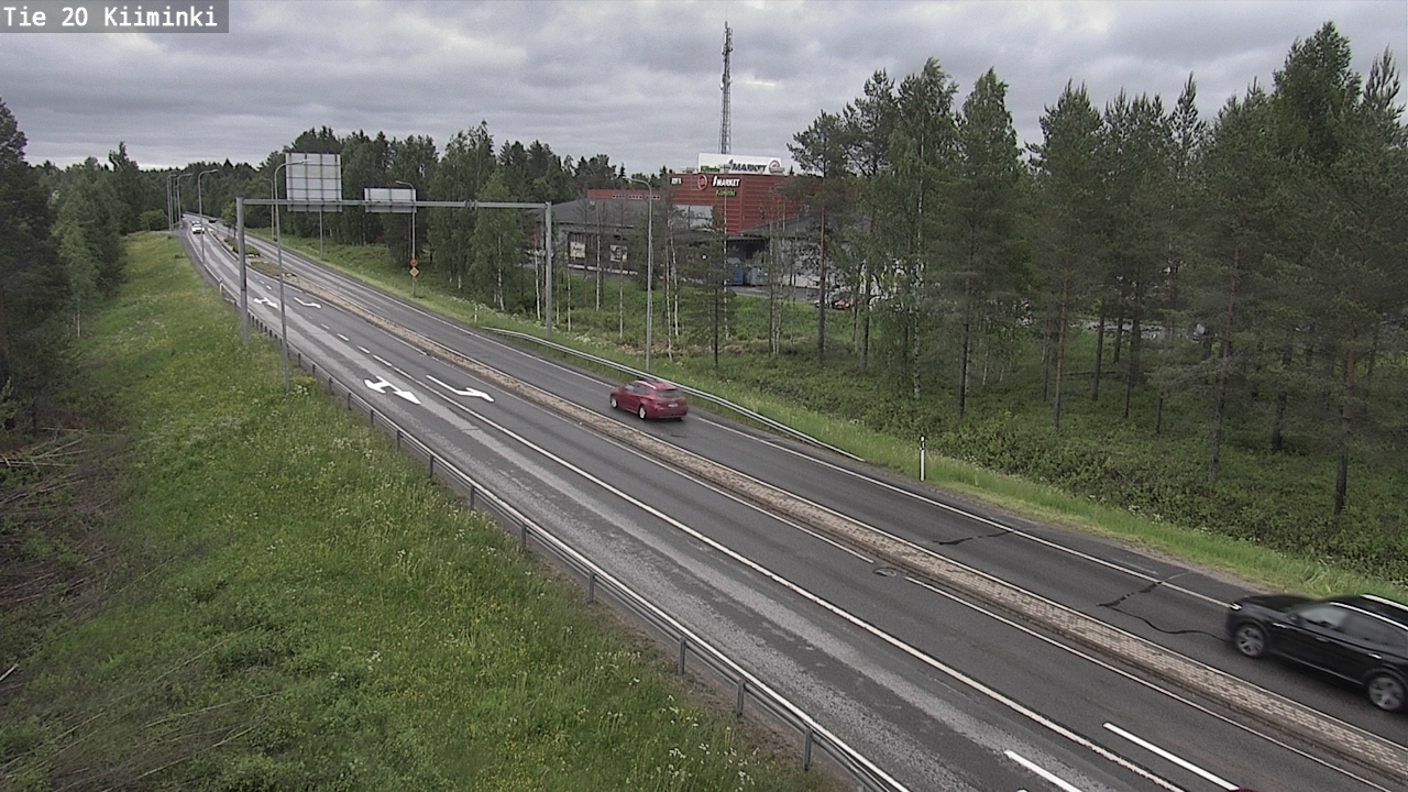 Weather Camera Image Road 20 Oulu Kiiminki, Oulu, Pohjois-Pohjanmaa