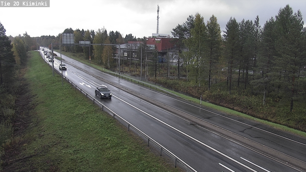 Weather Camera Image Road 20 Oulu Kiiminki, Oulu, Pohjois-Pohjanmaa