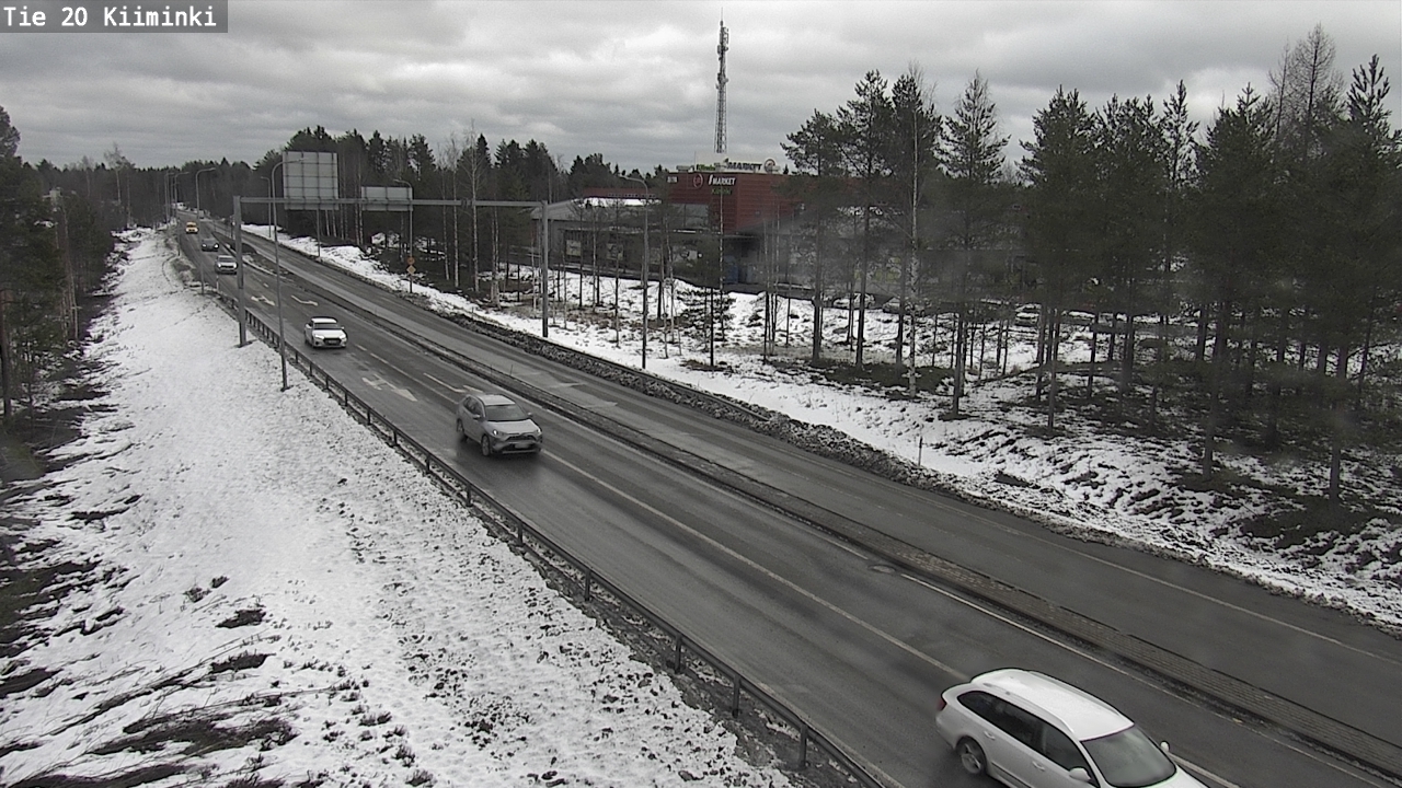 Weather Camera Image Road 20 Oulu Kiiminki, Oulu, Pohjois-Pohjanmaa