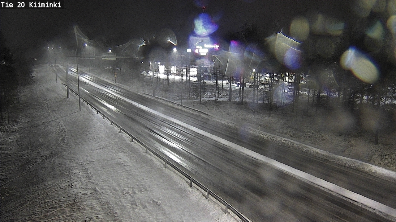 Weather Camera Image Väg 20 Uleåborg Kiiminki, Oulu, Pohjois-Pohjanmaa
