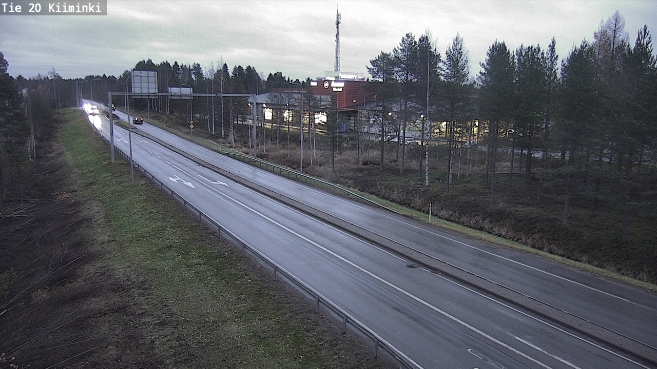 Weather Camera Image Road 20 Oulu Kiiminki, Oulu, Pohjois-Pohjanmaa