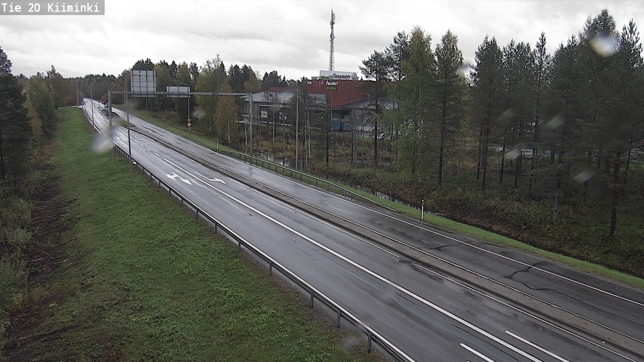 Weather Camera Image Road 20 Oulu Kiiminki, Oulu, Pohjois-Pohjanmaa