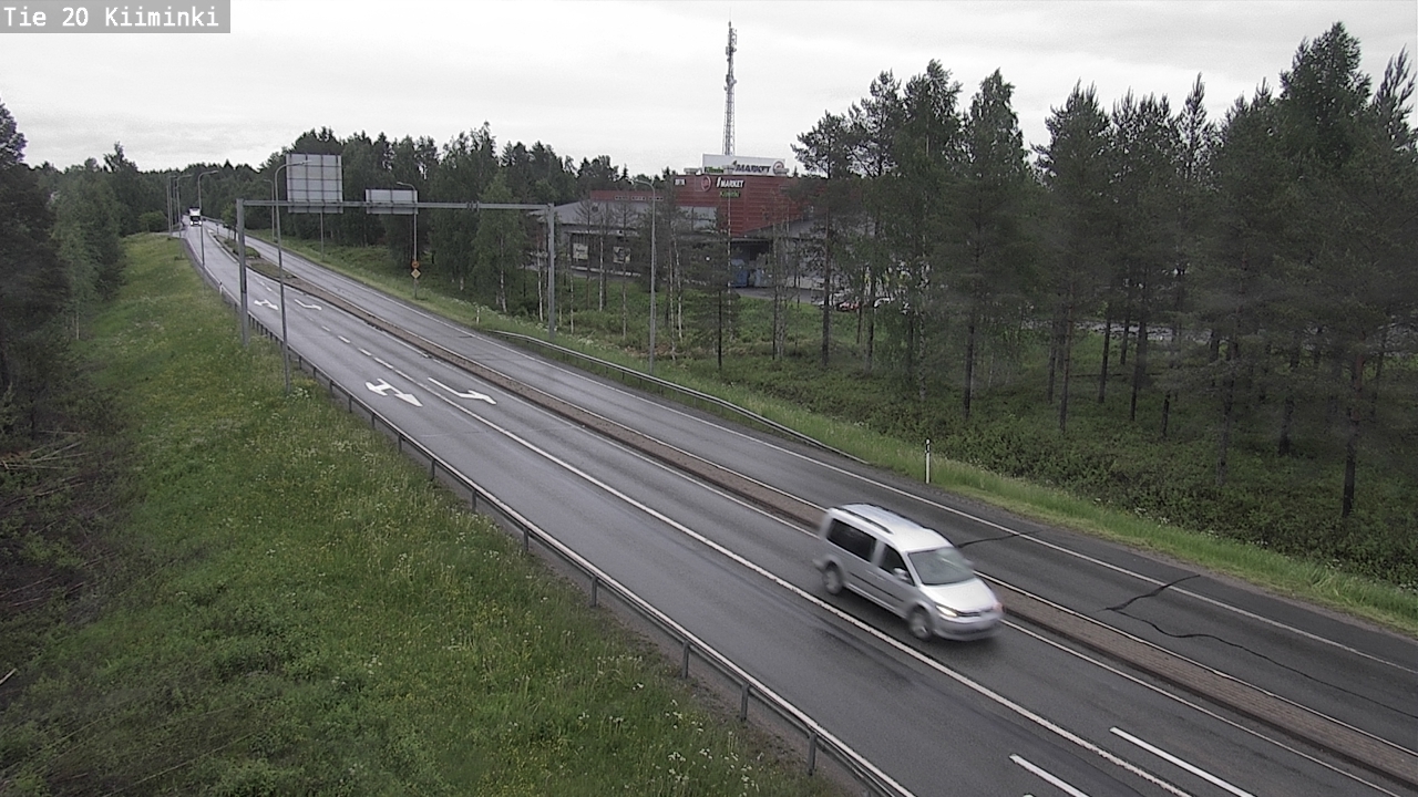 Weather Camera Image Road 20 Oulu Kiiminki, Oulu, Pohjois-Pohjanmaa