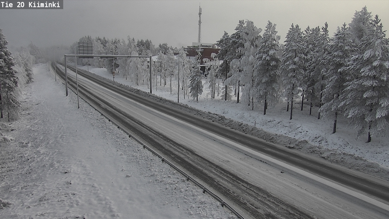 Weather Camera Image Road 20 Oulu Kiiminki, Oulu, Pohjois-Pohjanmaa