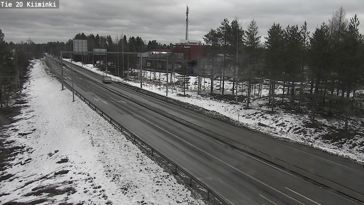 Weather Camera Image Road 20 Oulu Kiiminki, Oulu, Pohjois-Pohjanmaa