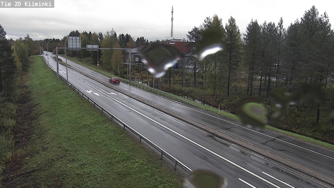 Weather Camera Image Road 20 Oulu Kiiminki, Oulu, Pohjois-Pohjanmaa