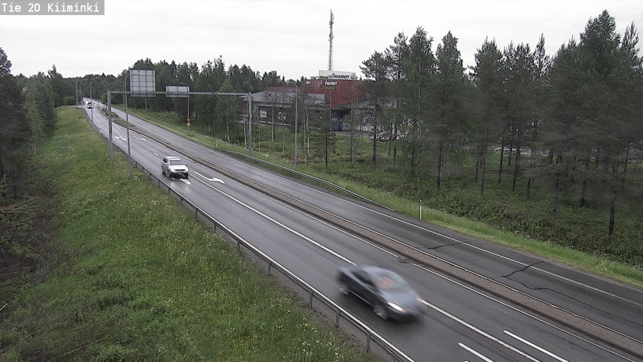 Weather Camera Image Road 20 Oulu Kiiminki, Oulu, Pohjois-Pohjanmaa