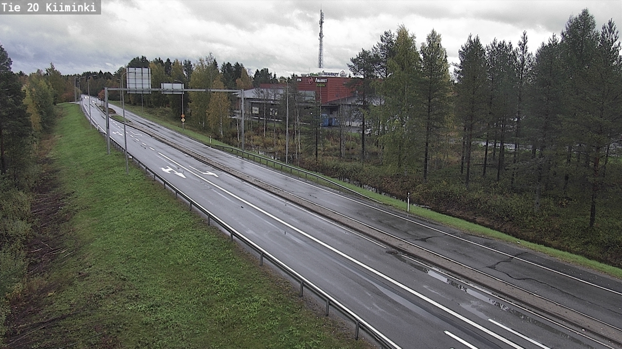 Weather Camera Image Road 20 Oulu Kiiminki, Oulu, Pohjois-Pohjanmaa