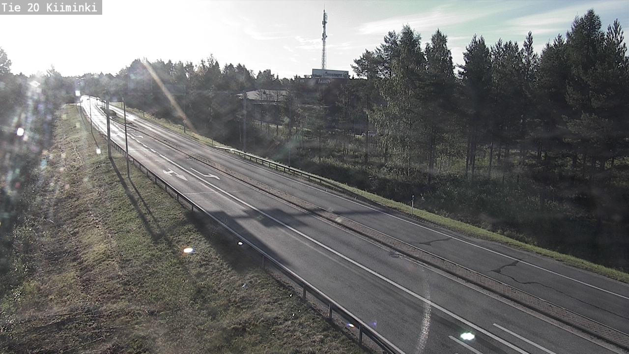 Weather Camera Image Road 20 Oulu Kiiminki, Oulu, Pohjois-Pohjanmaa