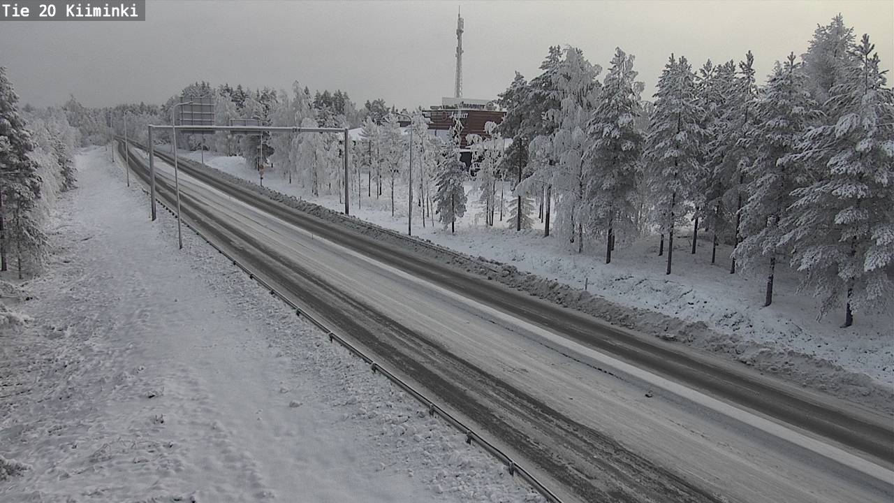 Weather Camera Image Road 20 Oulu Kiiminki, Oulu, Pohjois-Pohjanmaa