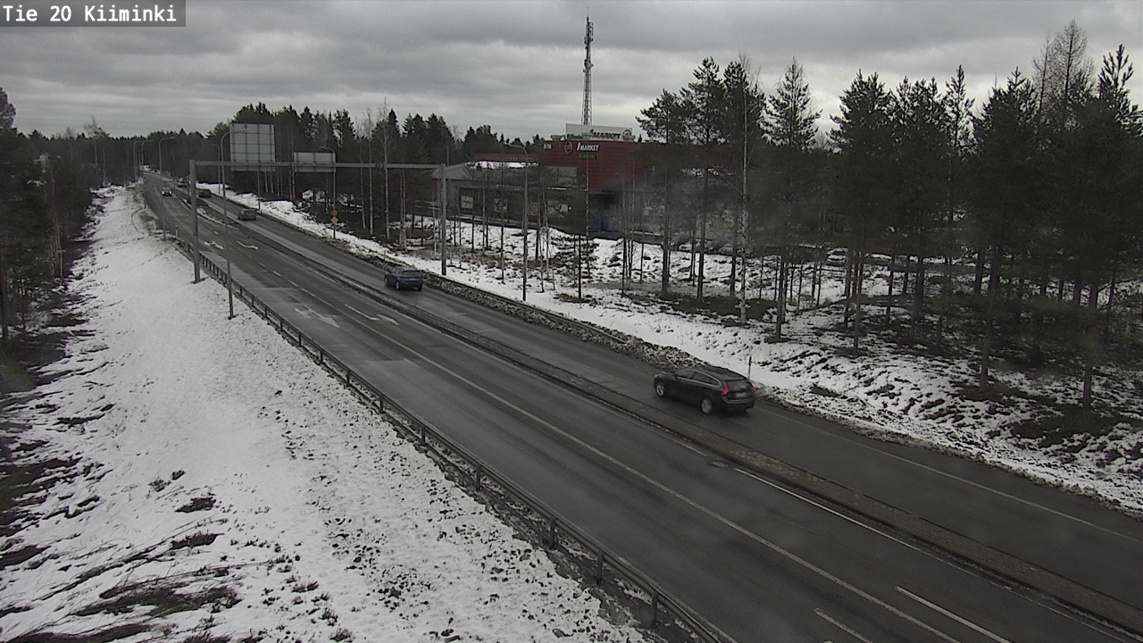 Weather Camera Image Road 20 Oulu Kiiminki, Oulu, Pohjois-Pohjanmaa