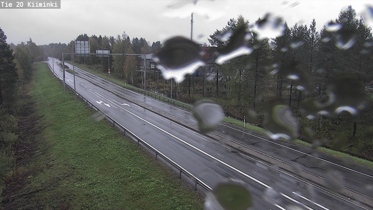 Weather Camera Image Road 20 Oulu Kiiminki, Oulu, Pohjois-Pohjanmaa