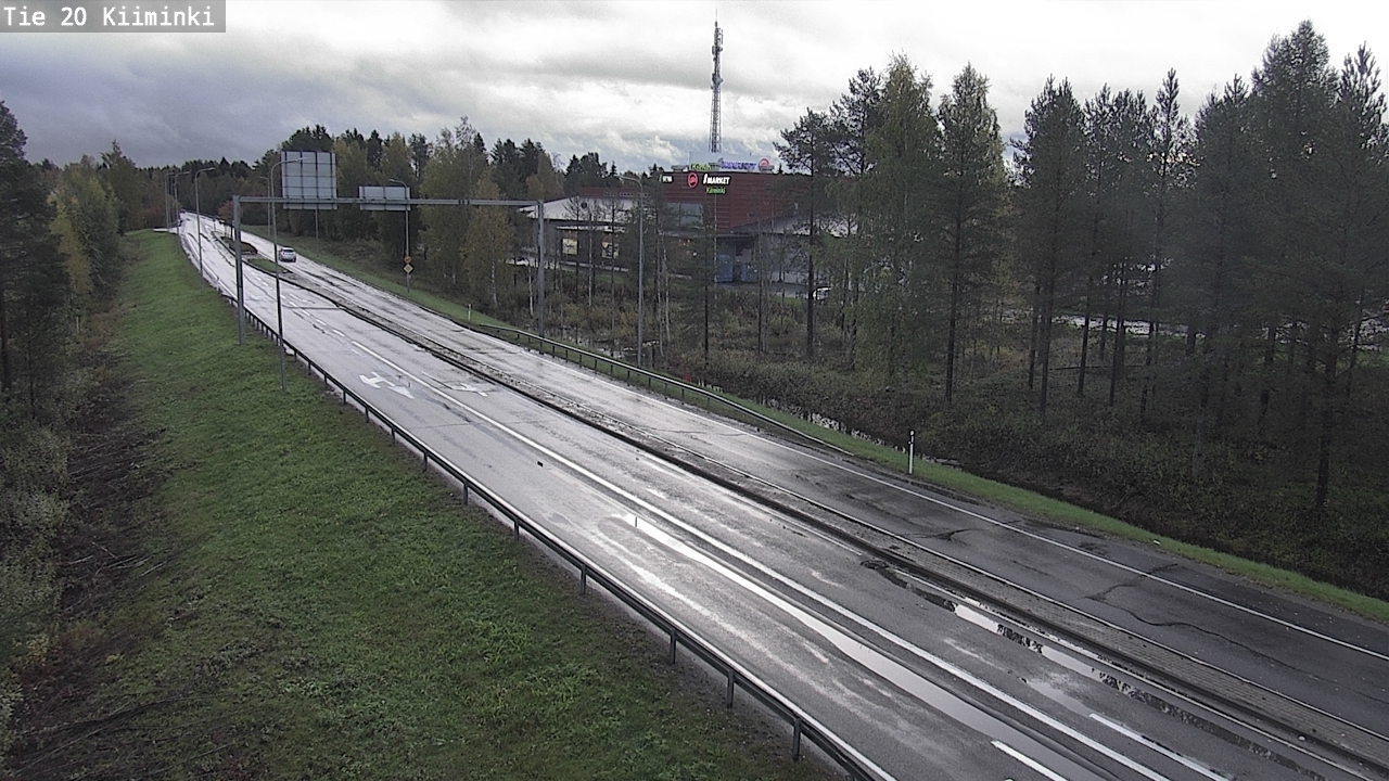 Weather Camera Image Road 20 Oulu Kiiminki, Oulu, Pohjois-Pohjanmaa