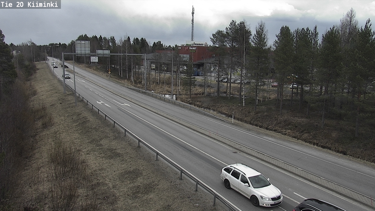 Weather Camera Image Road 20 Oulu Kiiminki, Oulu, Pohjois-Pohjanmaa