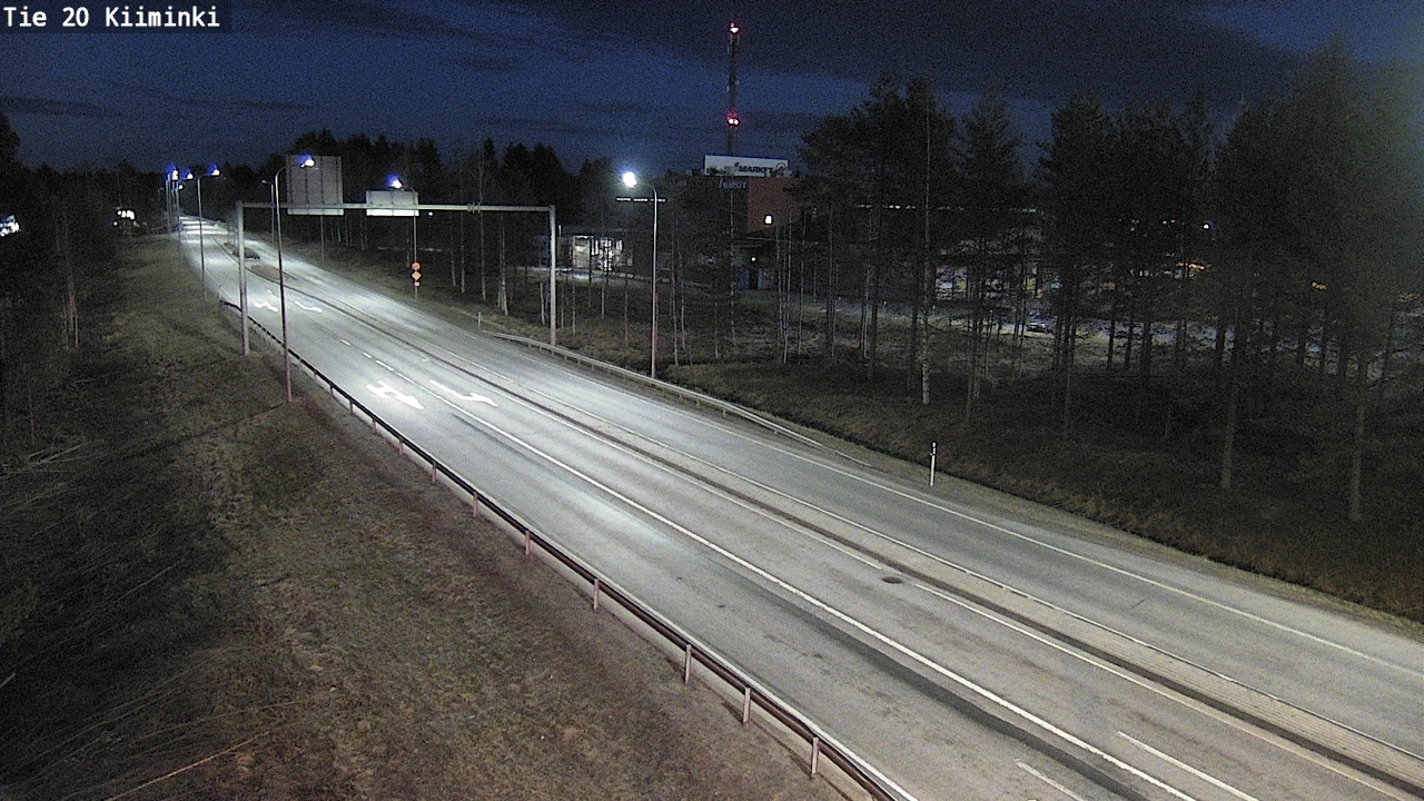 Weather Camera Image Road 20 Oulu Kiiminki, Oulu, Pohjois-Pohjanmaa