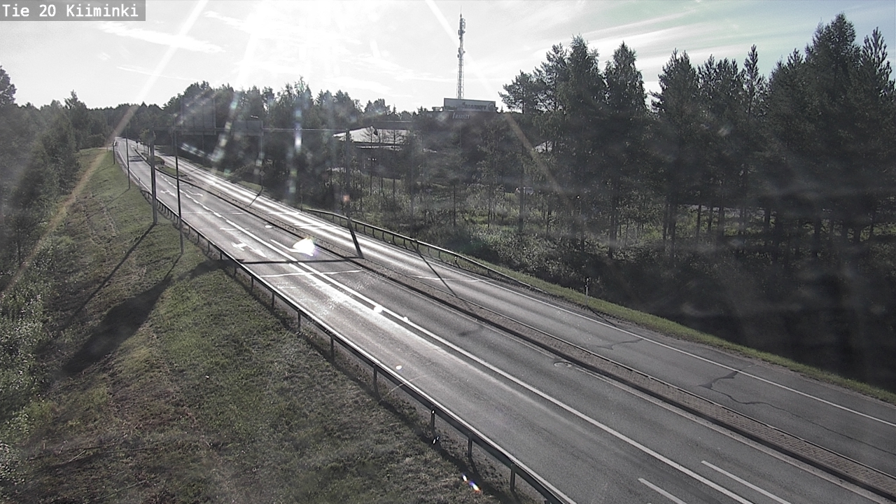 Weather Camera Image Road 20 Oulu Kiiminki, Oulu, Pohjois-Pohjanmaa