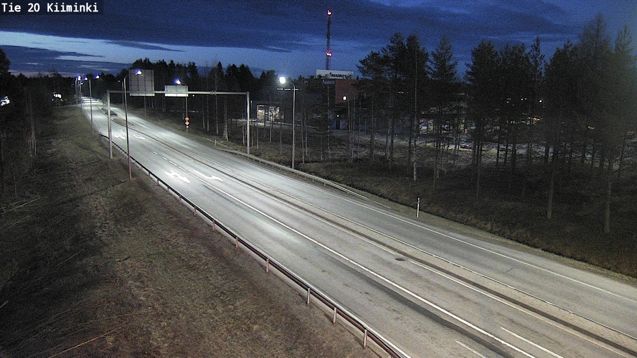 Weather Camera Image Road 20 Oulu Kiiminki, Oulu, Pohjois-Pohjanmaa