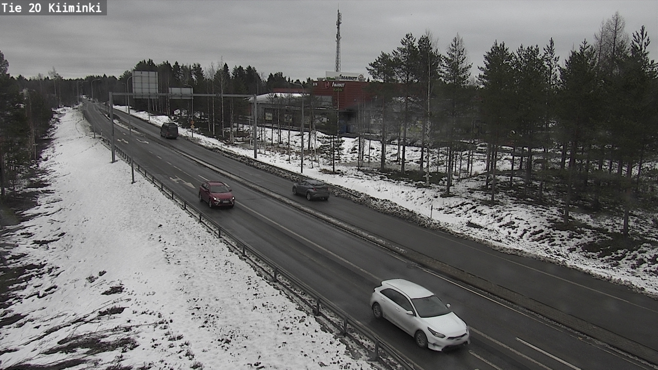 Weather Camera Image Road 20 Oulu Kiiminki, Oulu, Pohjois-Pohjanmaa