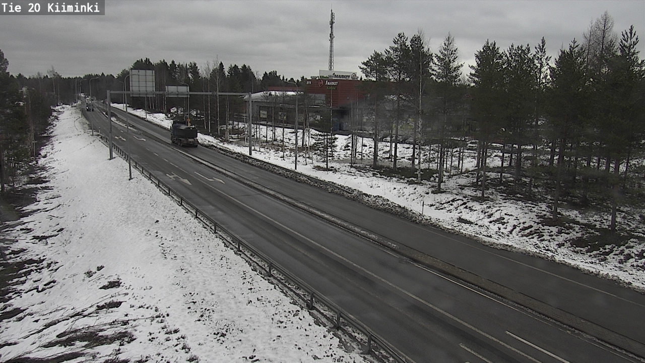 Weather Camera Image Road 20 Oulu Kiiminki, Oulu, Pohjois-Pohjanmaa