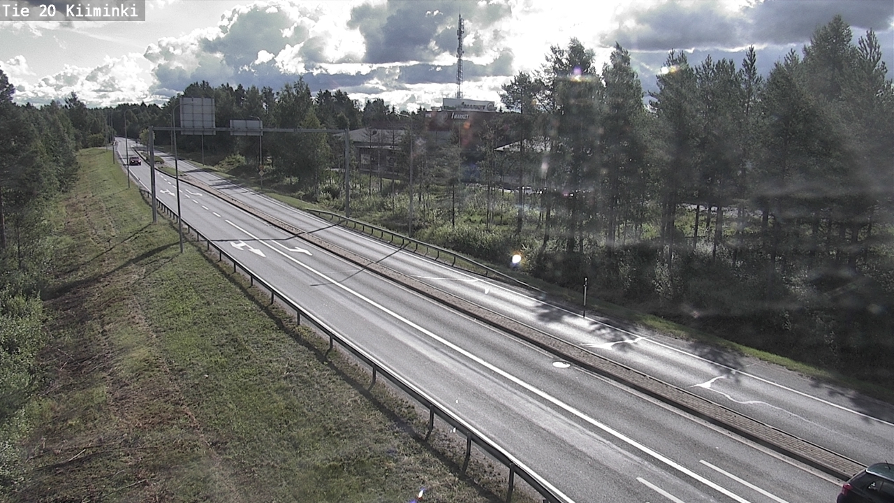 Weather Camera Image Road 20 Oulu Kiiminki, Oulu, Pohjois-Pohjanmaa