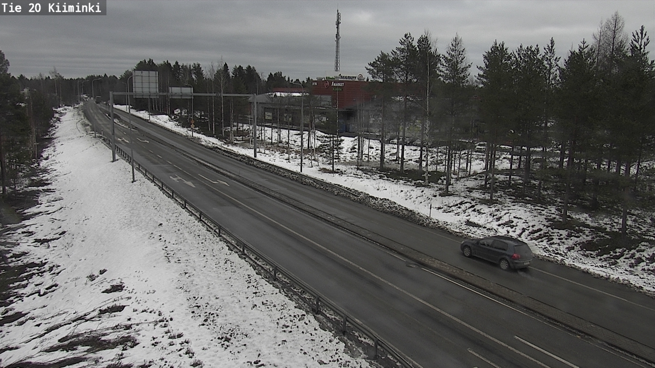 Weather Camera Image Road 20 Oulu Kiiminki, Oulu, Pohjois-Pohjanmaa