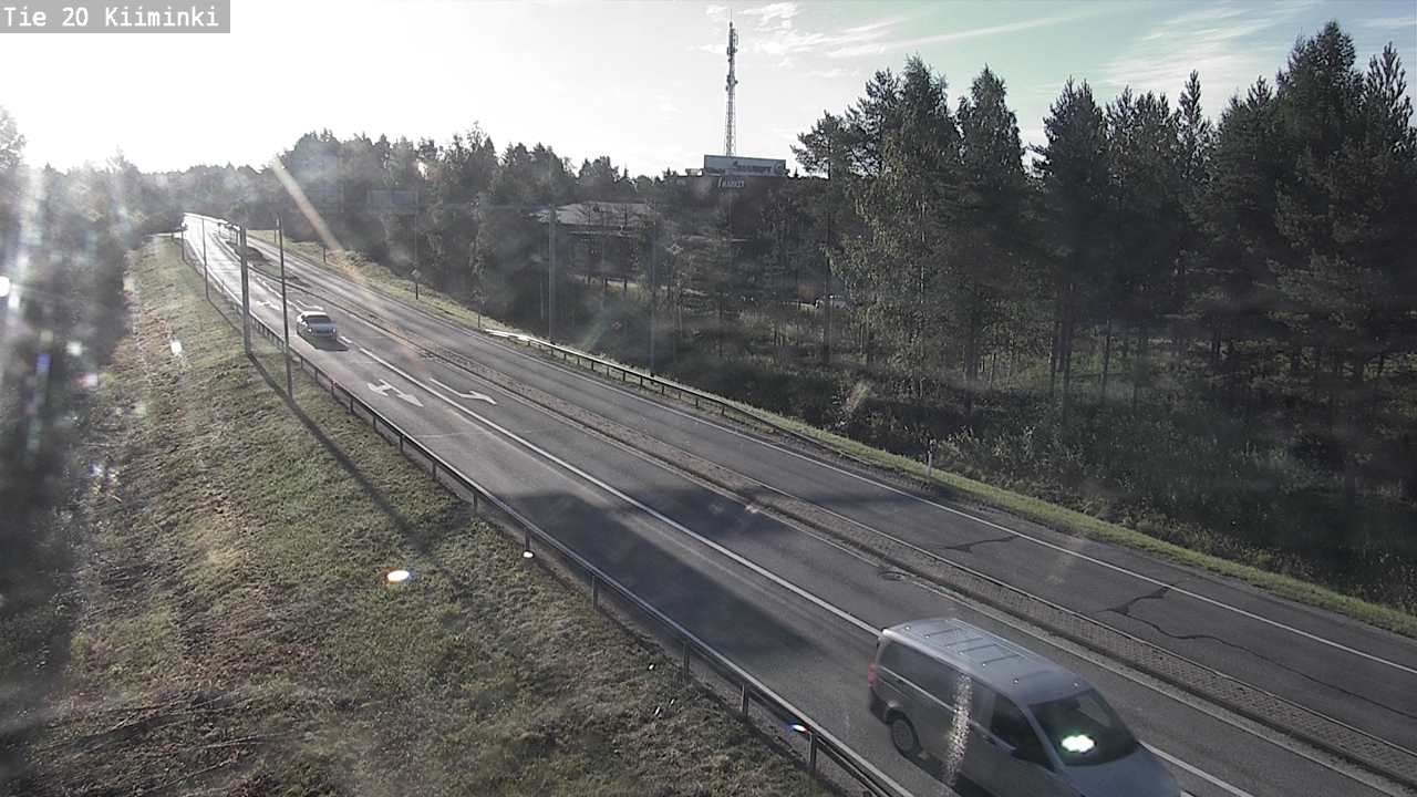 Weather Camera Image Road 20 Oulu Kiiminki, Oulu, Pohjois-Pohjanmaa