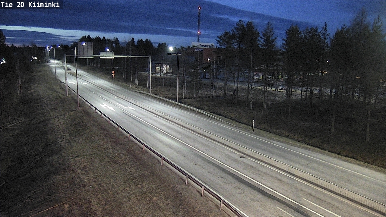 Weather Camera Image Road 20 Oulu Kiiminki, Oulu, Pohjois-Pohjanmaa