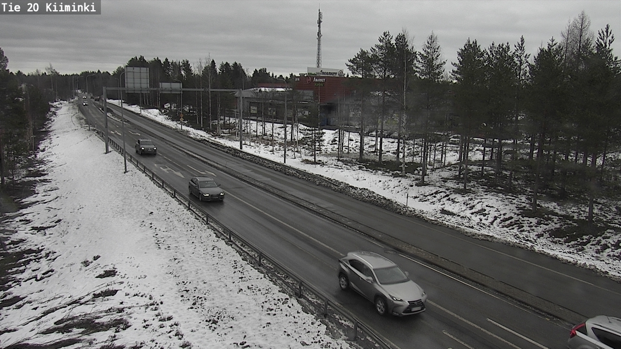Weather Camera Image Road 20 Oulu Kiiminki, Oulu, Pohjois-Pohjanmaa