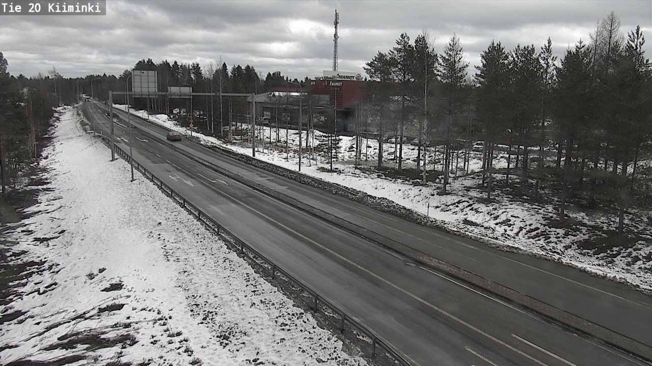 Weather Camera Image Road 20 Oulu Kiiminki, Oulu, Pohjois-Pohjanmaa