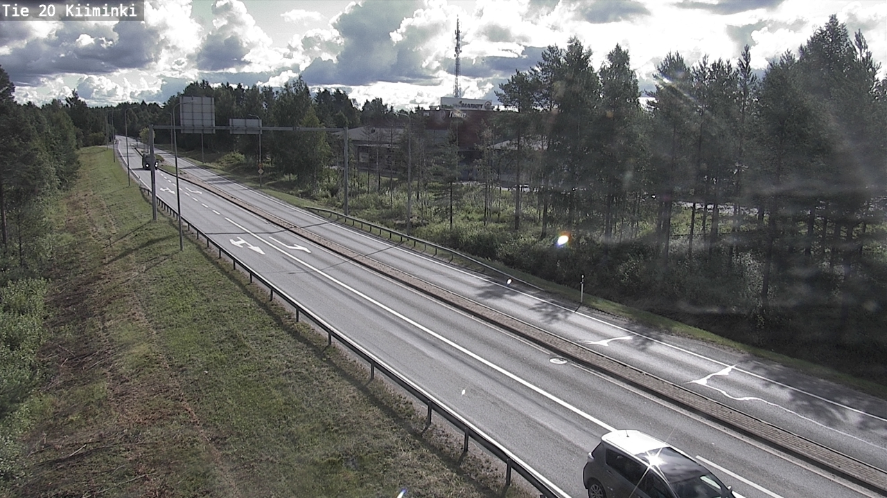 Weather Camera Image Road 20 Oulu Kiiminki, Oulu, Pohjois-Pohjanmaa