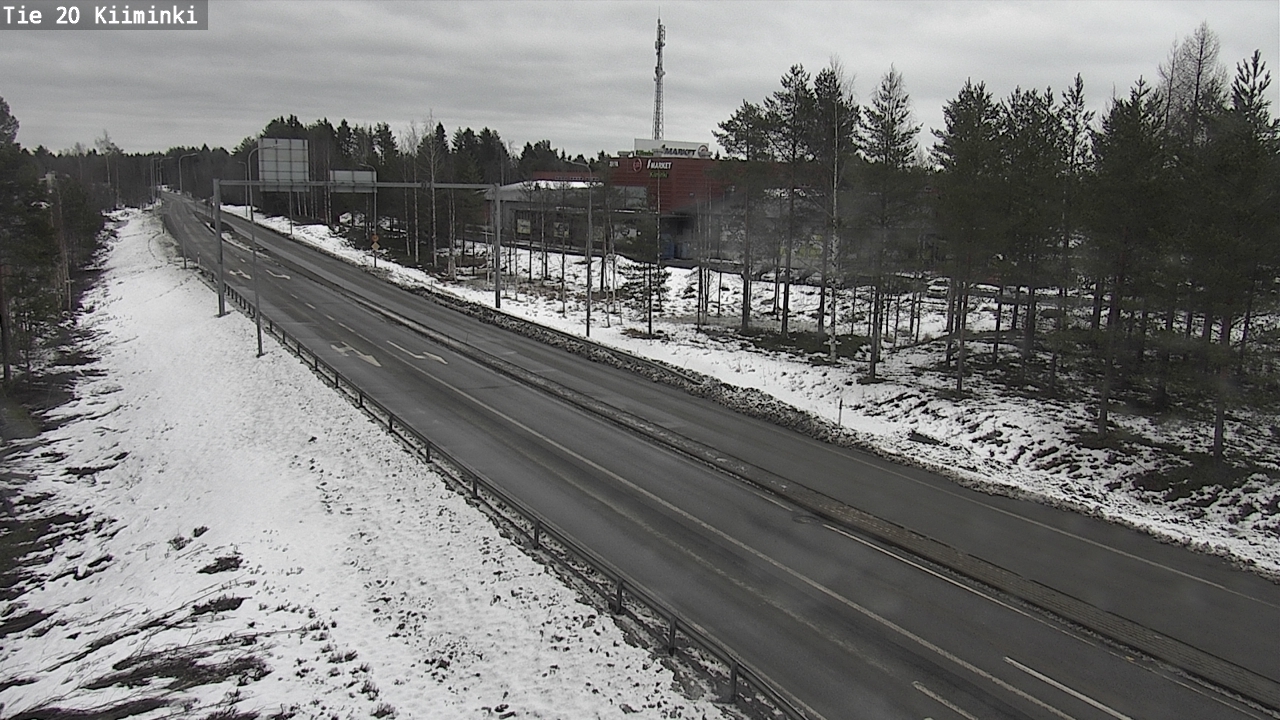 Weather Camera Image Road 20 Oulu Kiiminki, Oulu, Pohjois-Pohjanmaa