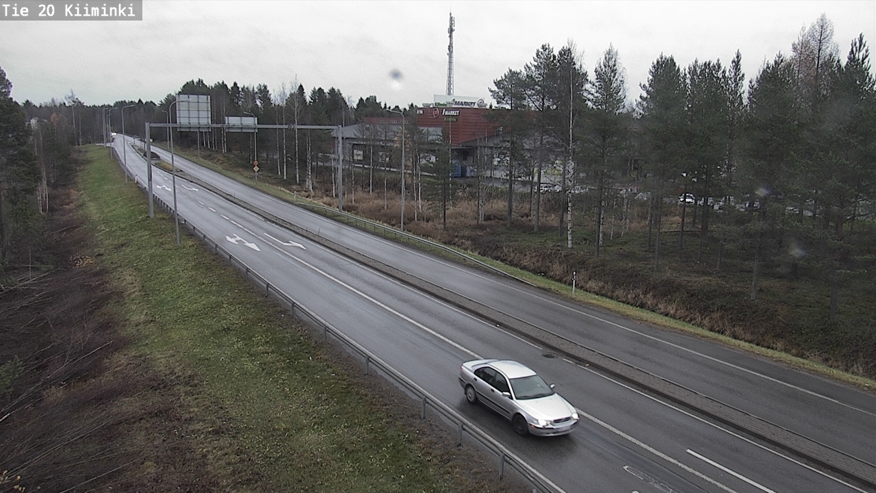 Weather Camera Image Väg 20 Uleåborg Kiiminki, Oulu, Pohjois-Pohjanmaa