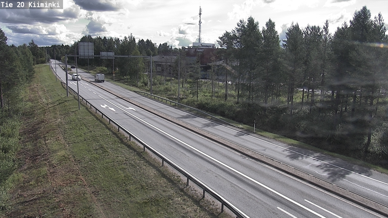 Weather Camera Image Road 20 Oulu Kiiminki, Oulu, Pohjois-Pohjanmaa