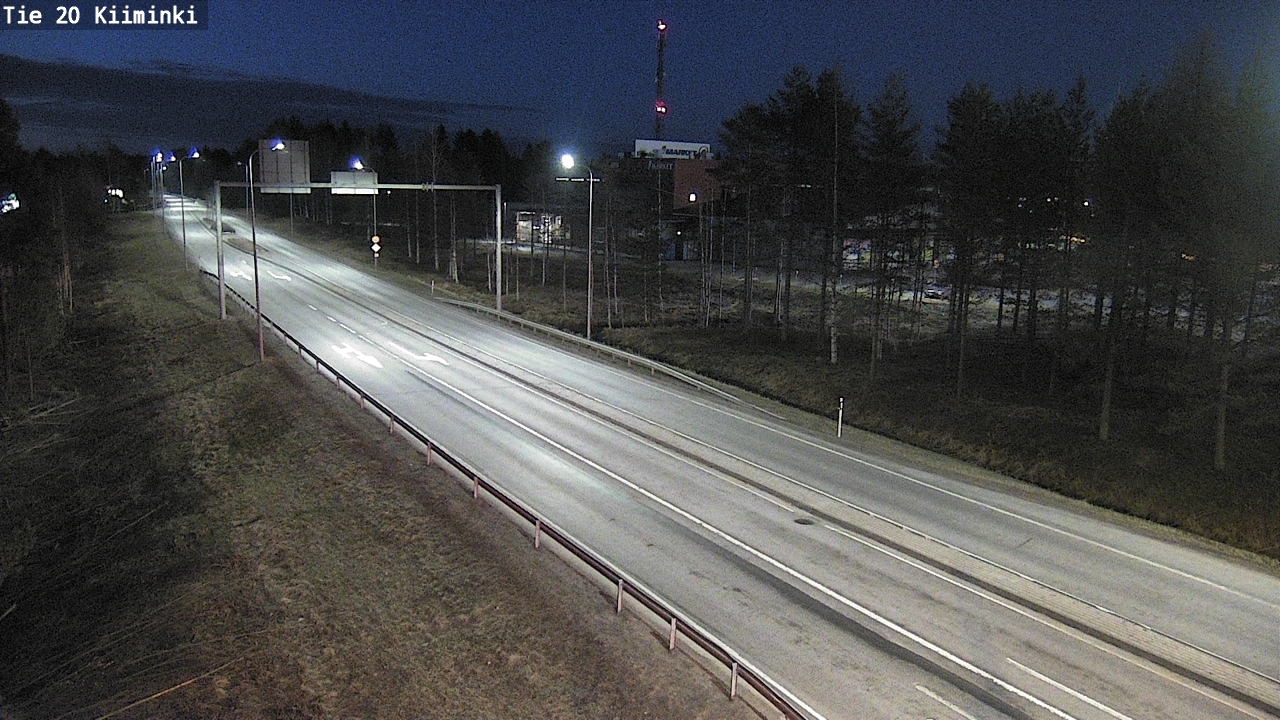 Weather Camera Image Road 20 Oulu Kiiminki, Oulu, Pohjois-Pohjanmaa