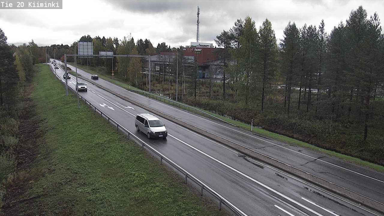 Weather Camera Image Road 20 Oulu Kiiminki, Oulu, Pohjois-Pohjanmaa