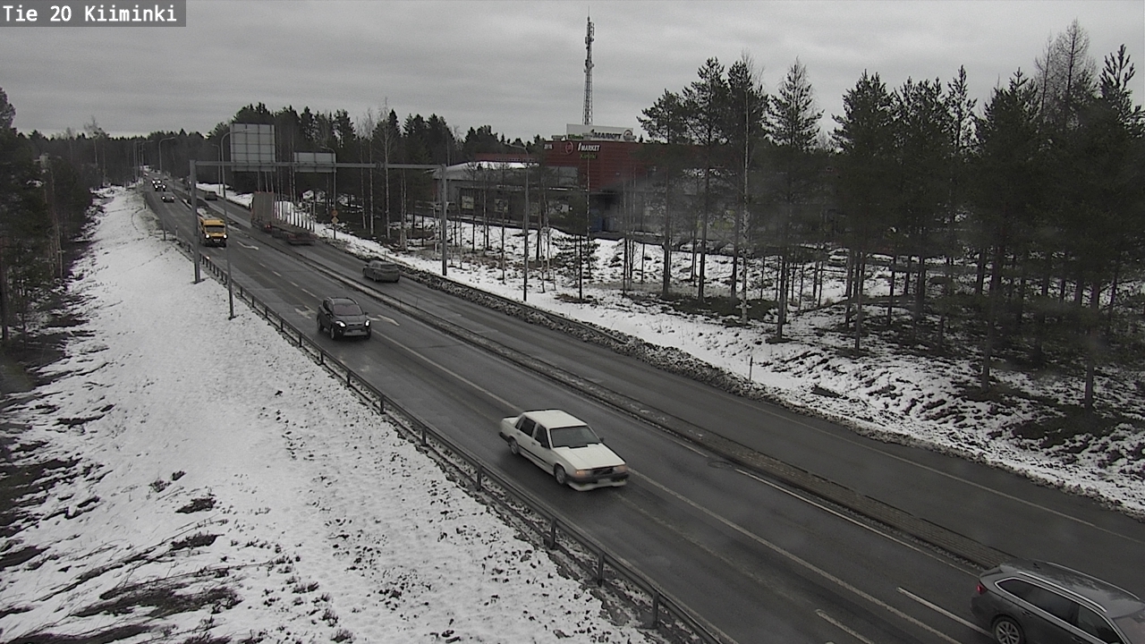 Weather Camera Image Road 20 Oulu Kiiminki, Oulu, Pohjois-Pohjanmaa