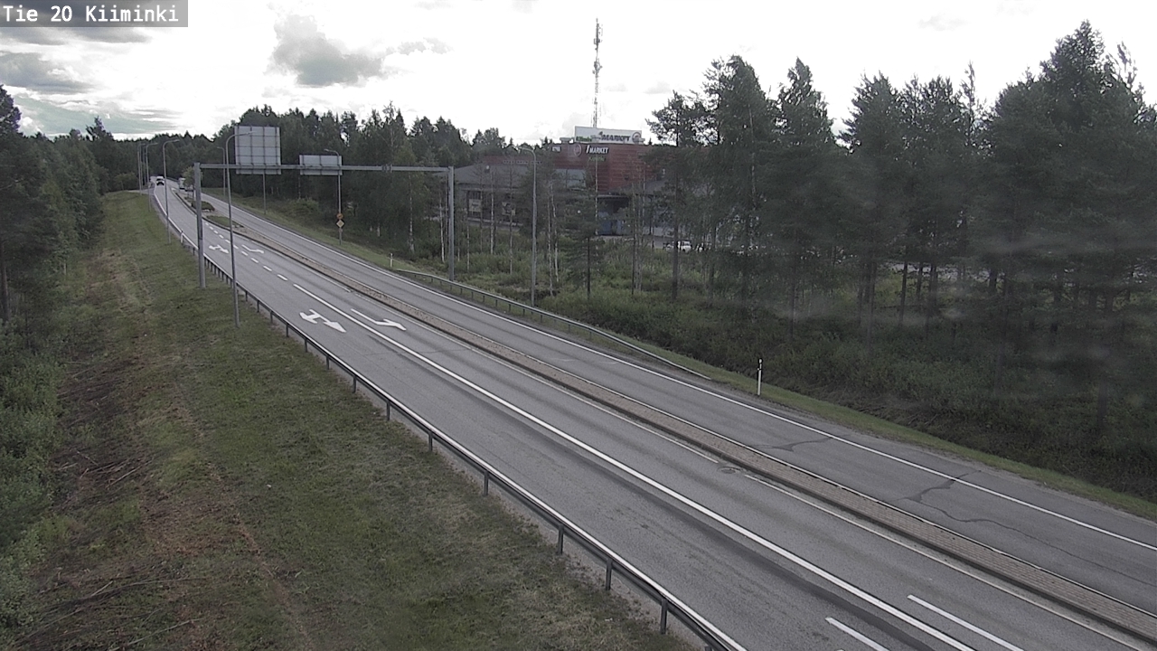 Weather Camera Image Road 20 Oulu Kiiminki, Oulu, Pohjois-Pohjanmaa