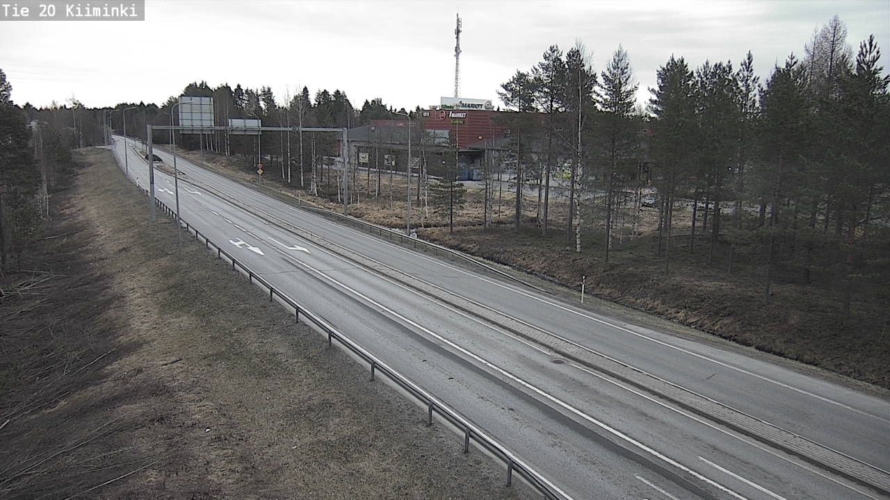 Weather Camera Image Road 20 Oulu Kiiminki, Oulu, Pohjois-Pohjanmaa