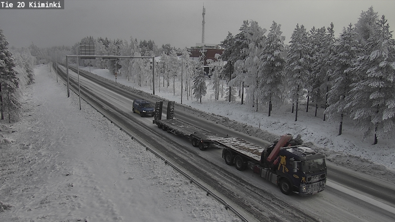 Weather Camera Image Road 20 Oulu Kiiminki, Oulu, Pohjois-Pohjanmaa