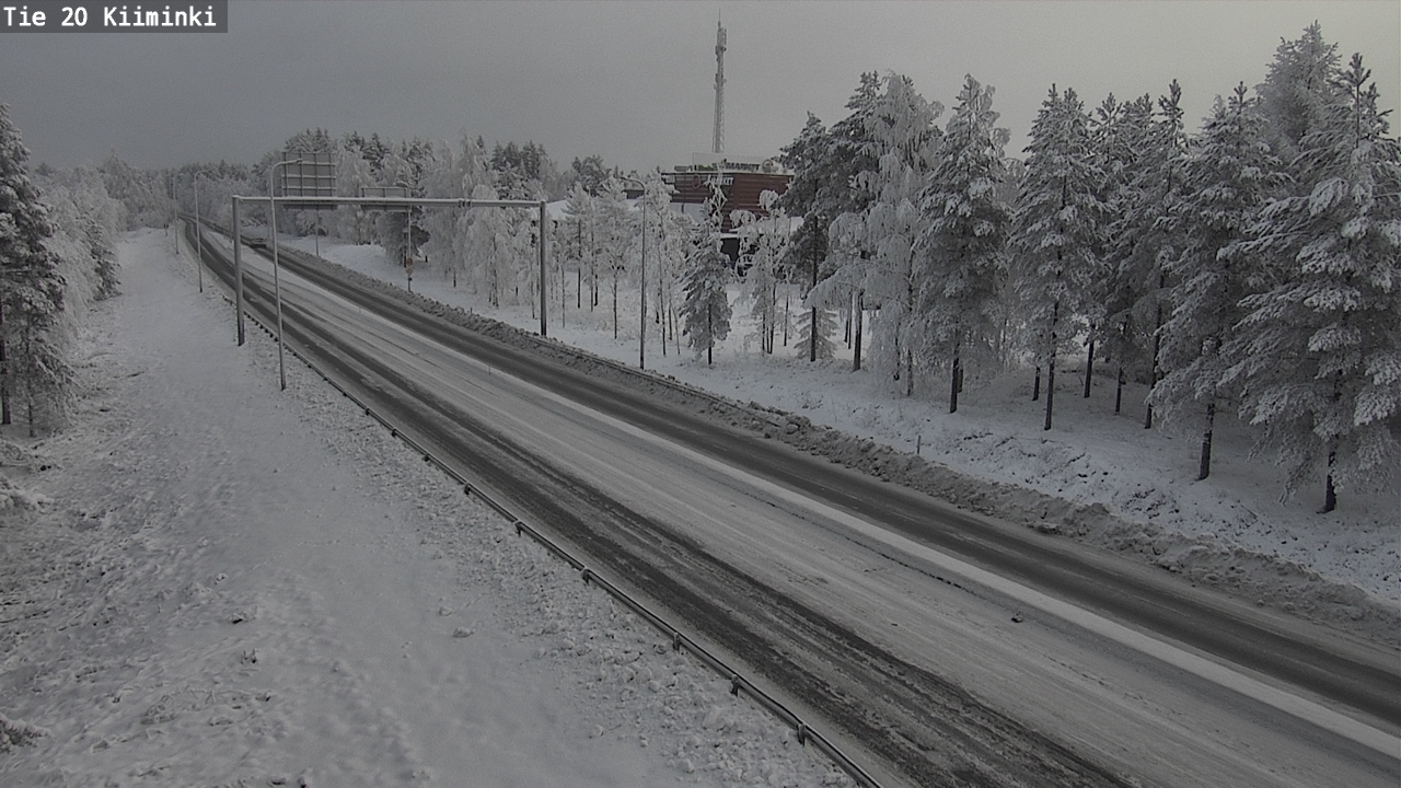 Weather Camera Image Road 20 Oulu Kiiminki, Oulu, Pohjois-Pohjanmaa