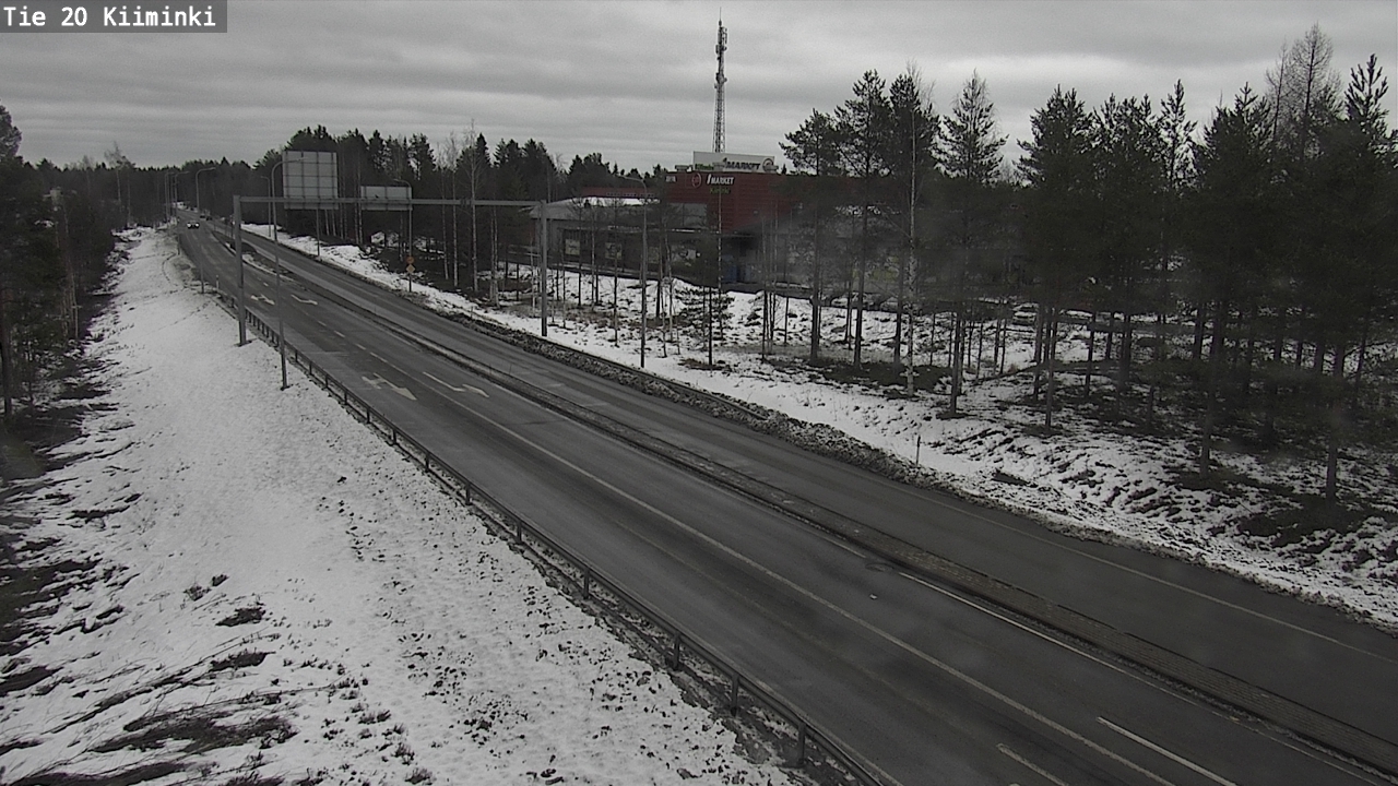 Weather Camera Image Road 20 Oulu Kiiminki, Oulu, Pohjois-Pohjanmaa