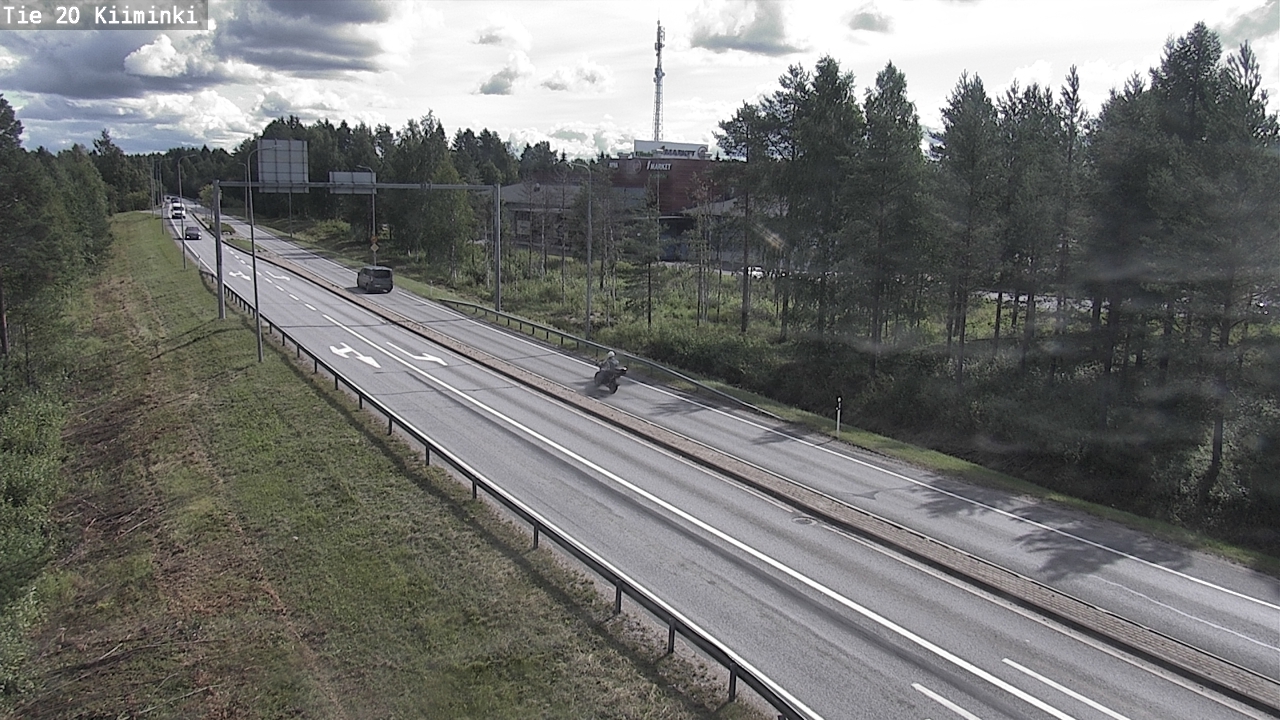 Weather Camera Image Road 20 Oulu Kiiminki, Oulu, Pohjois-Pohjanmaa