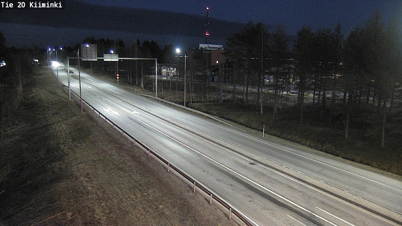 Weather Camera Image Road 20 Oulu Kiiminki, Oulu, Pohjois-Pohjanmaa