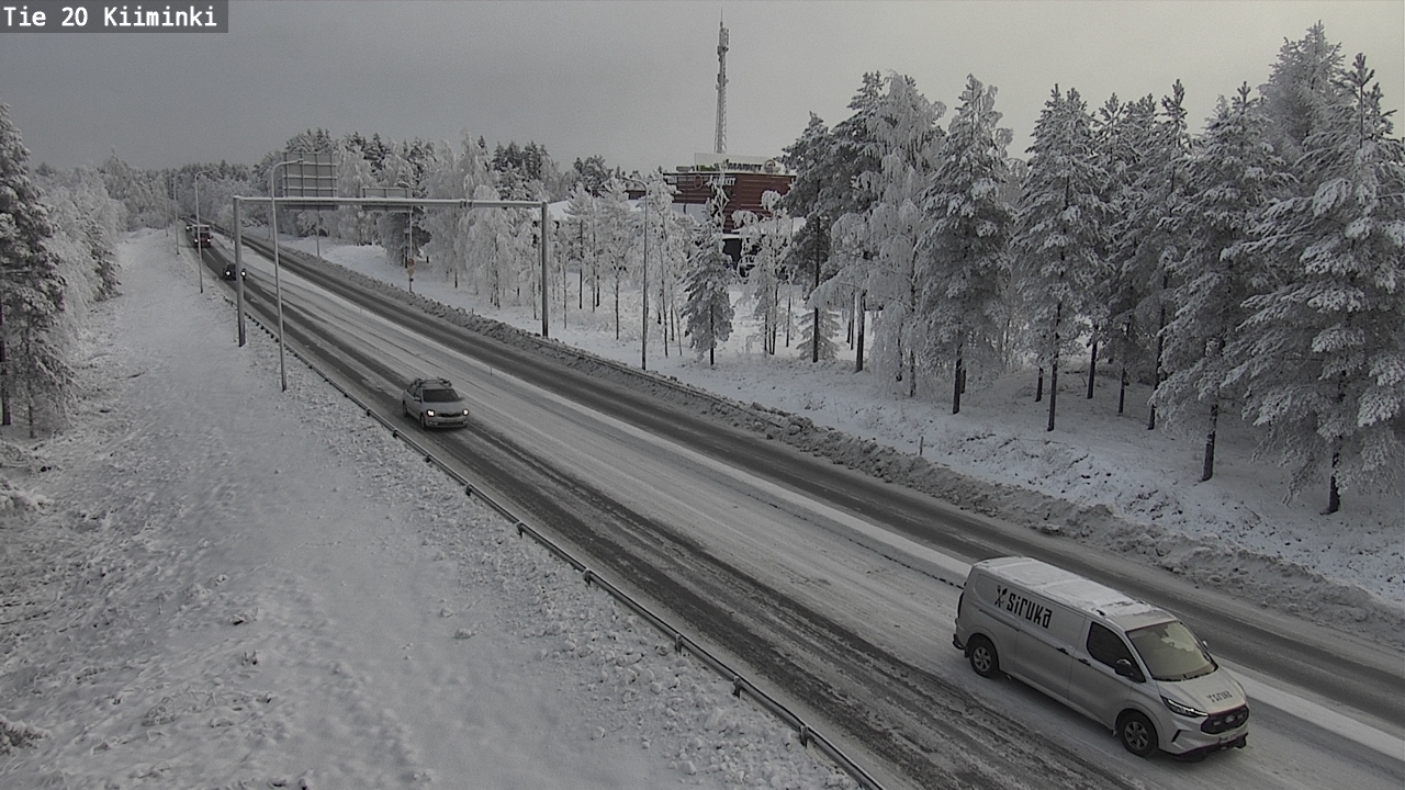 Weather Camera Image Road 20 Oulu Kiiminki, Oulu, Pohjois-Pohjanmaa
