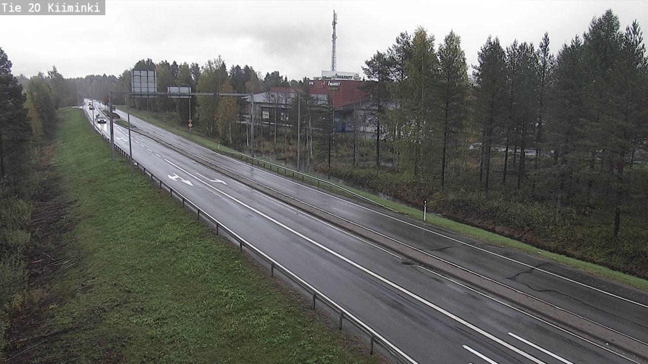 Weather Camera Image Road 20 Oulu Kiiminki, Oulu, Pohjois-Pohjanmaa