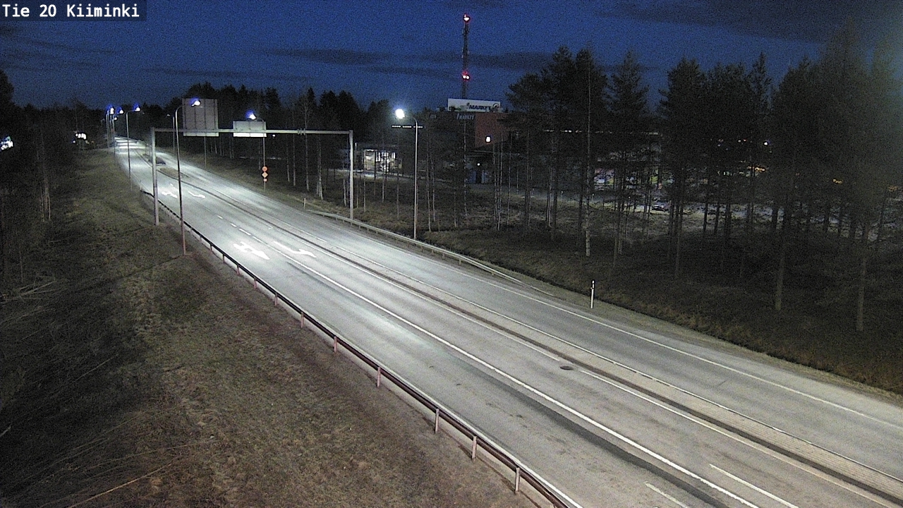 Weather Camera Image Road 20 Oulu Kiiminki, Oulu, Pohjois-Pohjanmaa