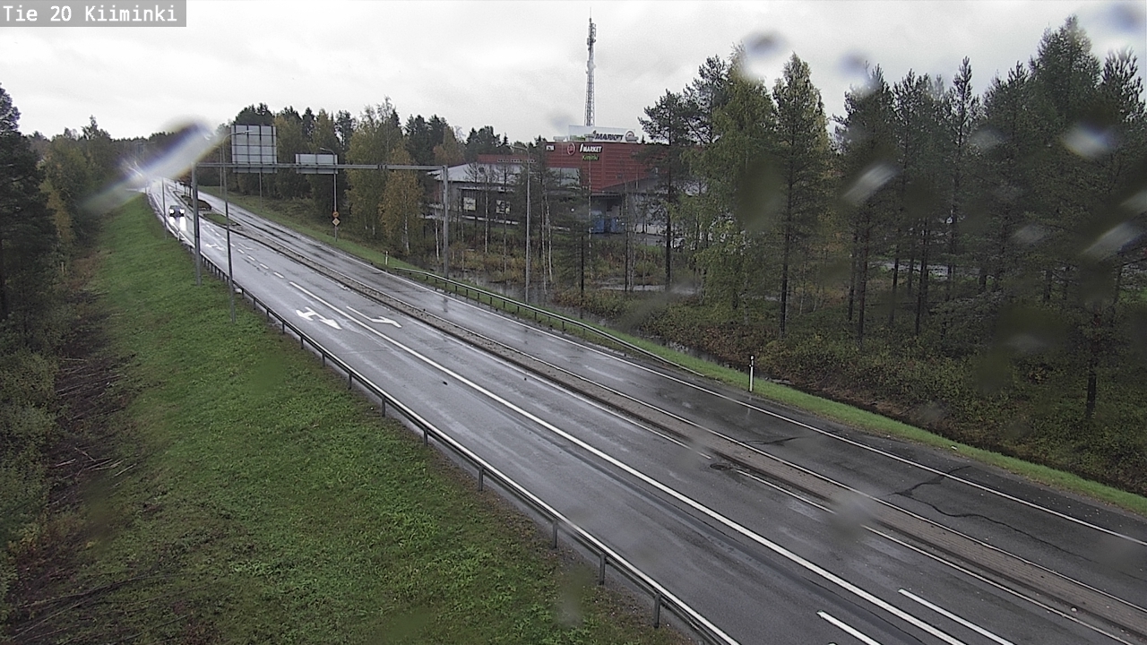 Weather Camera Image Road 20 Oulu Kiiminki, Oulu, Pohjois-Pohjanmaa